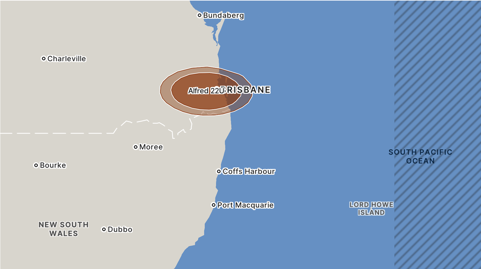 a map of the coast of australia